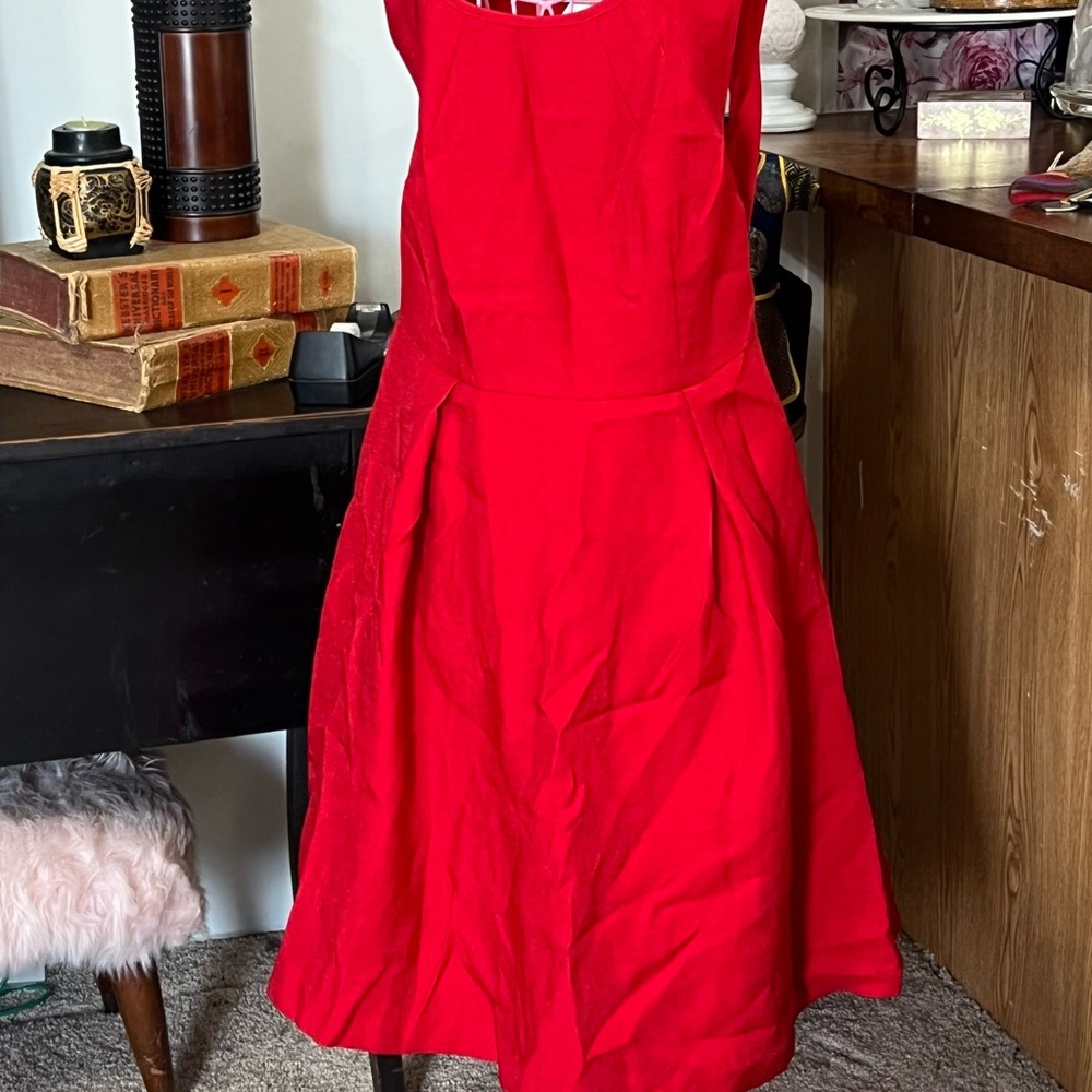 Outback Red Vibrant Kids Dress